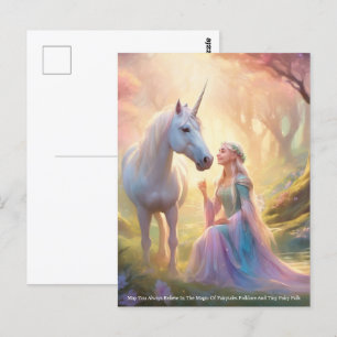 Carte Postale Unicorne