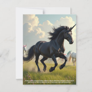 Carte Postale Unicorne