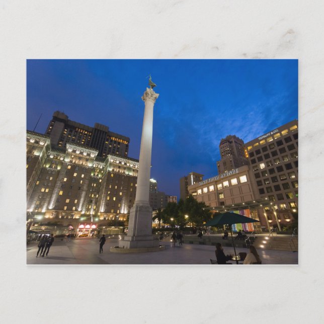 Carte Postale Union Carré Downtown San Francisco (Devant)