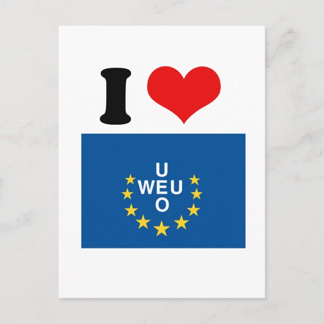 Carte Postale Union de l'Europe occidentale (Devant)