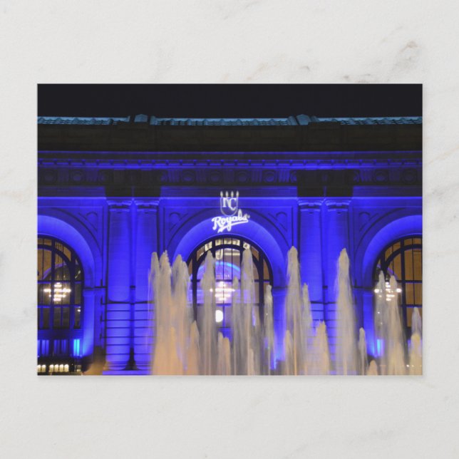 Carte Postale Union Station à Blue, Kansas City, Missouri (Devant)