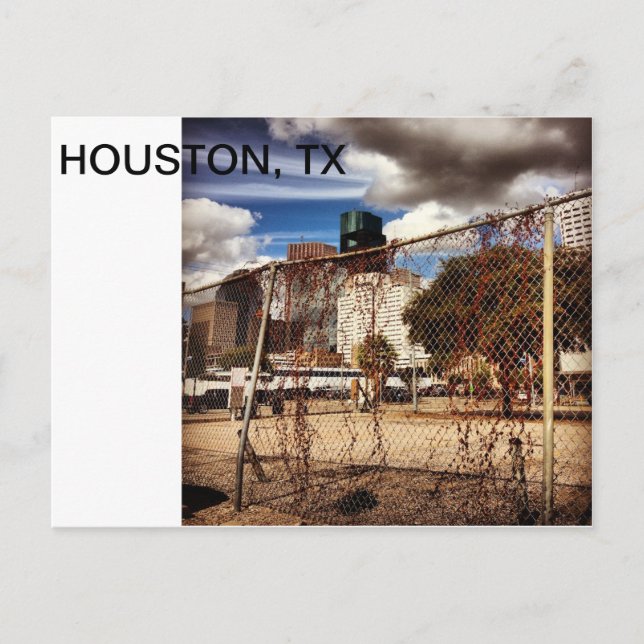 Carte postale unique de Houston (Devant)