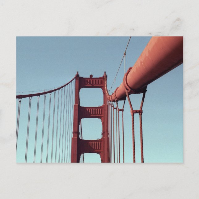 Carte Postale Unique Golden Gate Bridge, San Francisco Photo (Devant)