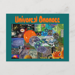 Carte postale Unique universelle