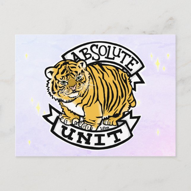 Carte postale Unité d'espace absolu (Devant)