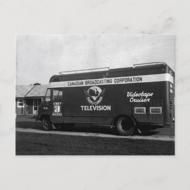 Carte Postale Unité mobile de bande vidéo (Devant)