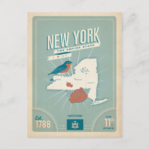 Carte Postale United State Map