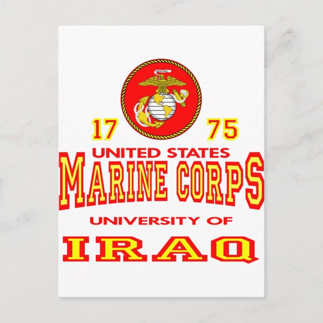 Carte Postale United States Marine Corps University of Iraq (Devant)