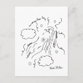 Carte postale universelle à automne libre