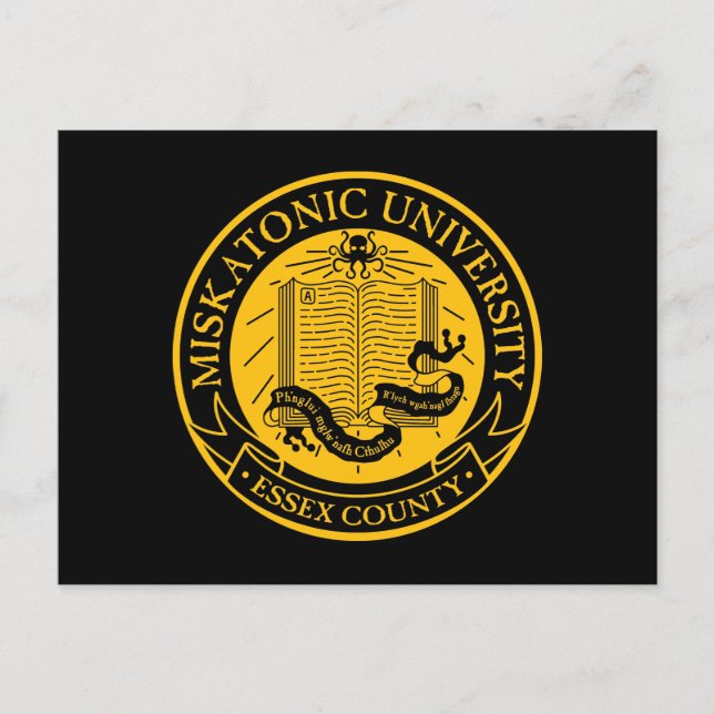 Carte Postale Université Miskatonique (Devant)