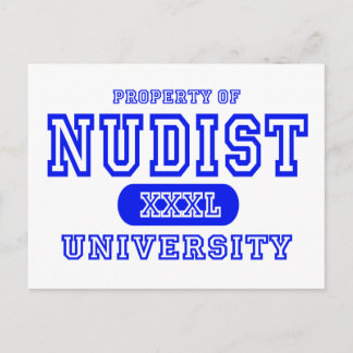 Carte Postale Université Nudiste