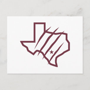 Carte Postale Université Texas A&M de San Antonio   Logo d'état
