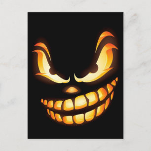 Carte Postale unmutiger-expression-852549 SCARY CARTOON SMILE BL