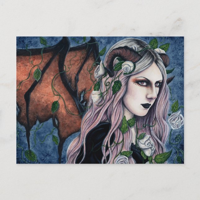 Carte postale Unseelie Gothic Fairy Dark Imaginair (Devant)