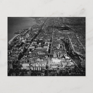 Carte Postale Upper West Side New York City Aerial View 1928