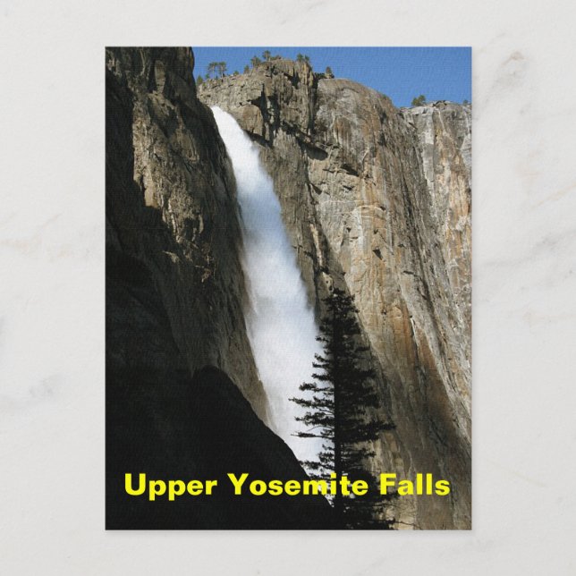 Carte Postale Upper Yosemite Falls en Californie (Devant)