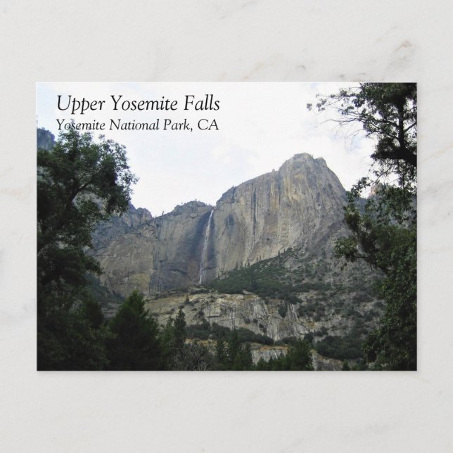 Carte Postale Upper Yosemite Falls, parc national Yosemite, CA P (Devant)