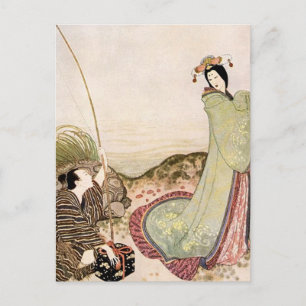 Carte Postale "Urashima Taro" par Edmund Dulac