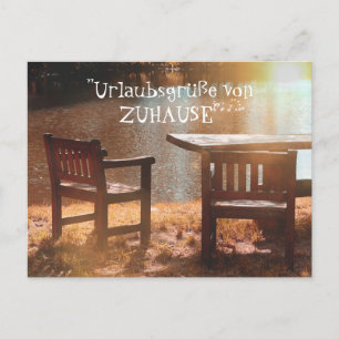 Carte Postale Urlaubsgrüße von Zuhause