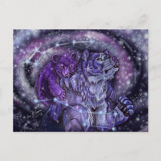 Carte Postale Ursa Mineure et Major (Devant)
