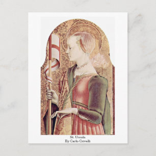 Carte Postale Ursula Par Carlo Crivelli