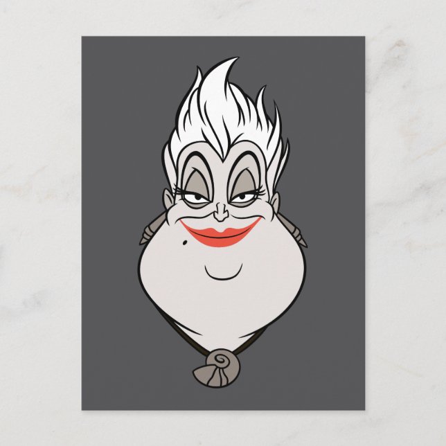 Carte Postale Ursula | Un visage méchant (Devant)