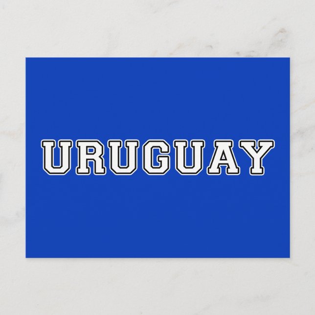 Carte Postale Uruguay (Devant)