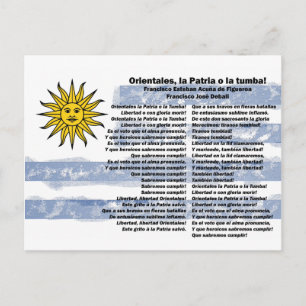 Carte Postale Uruguay - Himno Nacional