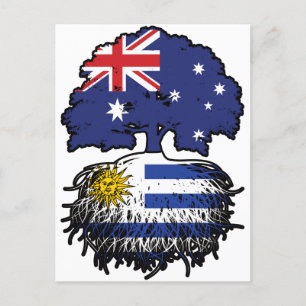 Carte Postale Uruguay Uruguay Australie Australie racine arbre u