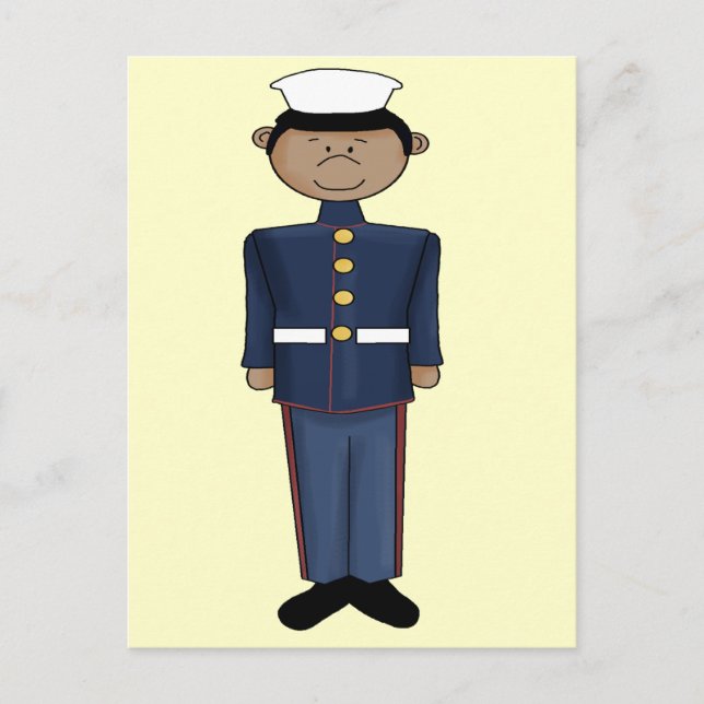Carte Postale US Marine Corp Boy (Devant)