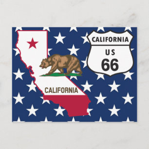 Carte postale US Route 66 Californie