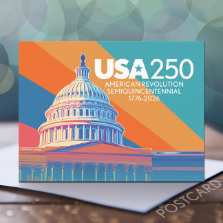 Carte Postale USA 250 Anniversaire - Capital Dome America