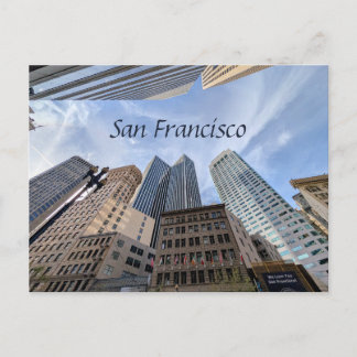 Carte Postale USA America San Francisco City Skyline Scene View