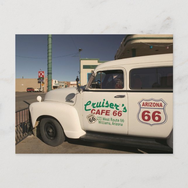 Carte Postale USA, Arizona, Williams : Cruisers Cafe 66 Old (Devant)