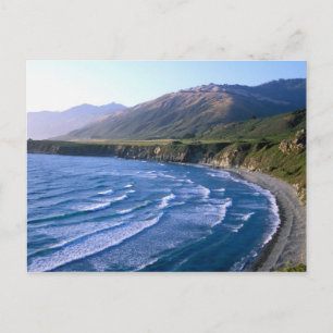 Carte Postale USA, Californie, Big Sur, baie le long de la route