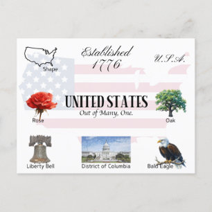 Carte postale USA   États-Unis d'Amérique