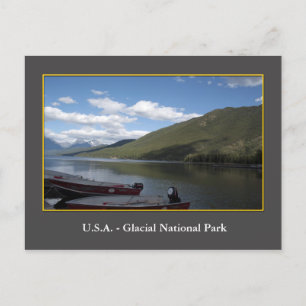 Carte Postale USA Glacial National Park photographie.