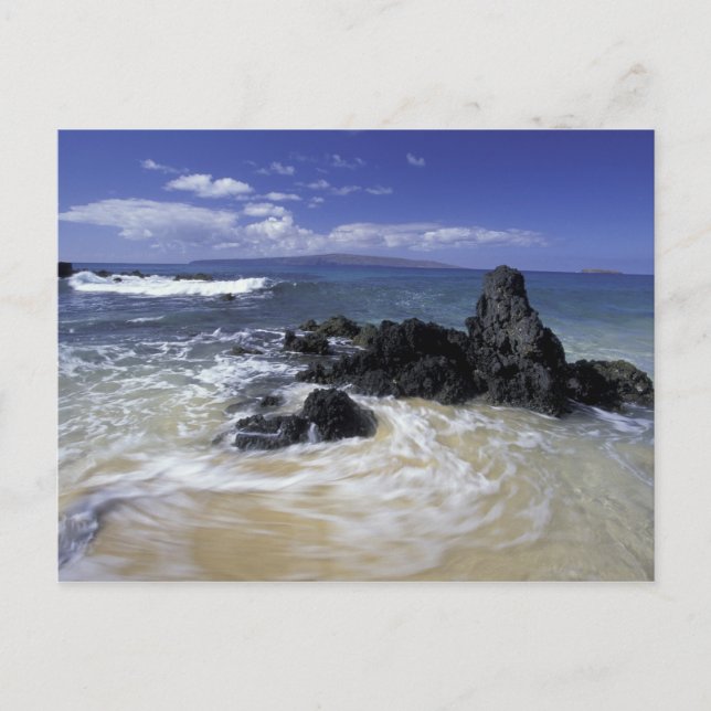 Carte Postale USA, Hawaii, Maui, Maui, Makena Beach, Surf sur (Devant)