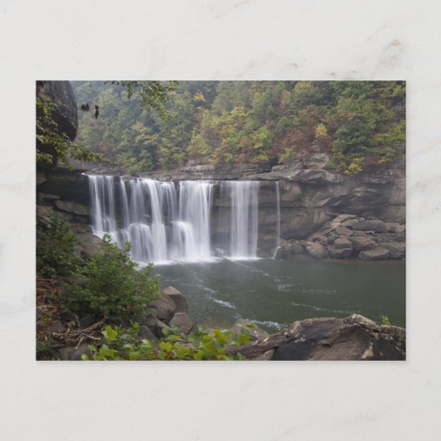 Carte Postale USA - Kentucky. Les chutes Cumberland sur (Devant)