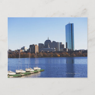 Carte Postale USA, Massachusetts, Boston skyline