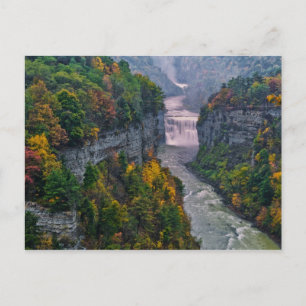 Carte Postale USA, New York, Letchworth State Park. Rivière et