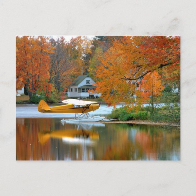 Carte Postale USA, Nouvelle-Angleterre, New Hampshire. Plan flot (Devant)