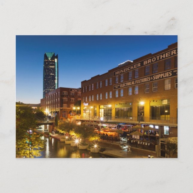 Carte Postale USA, Oklahoma, Oklahoma City, Bricktown (Devant)