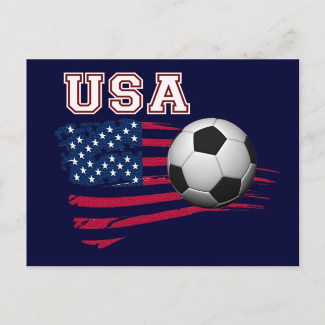 Carte Postale USA Soccer (Devant)