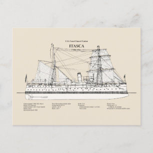 Carte Postale USCG Cutter Itasca - SBD