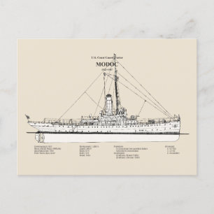 Carte Postale USCG Cutter Modoc wpg-46 - SBD