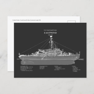 Carte Postale USCGC Eastwind wagb-279 - PD
