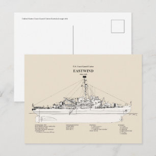 Carte Postale USCGC Eastwind wagb-279 - SBD