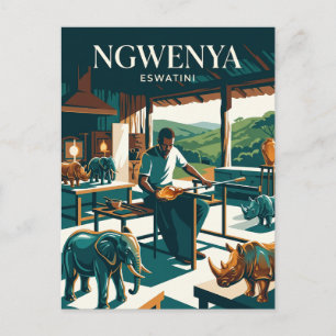 Carte Postale Usine de verre de Ngwenya Eswatini