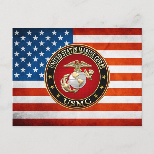 Carte Postale USMC EGA [édition spéciale] [3D] (Devant)